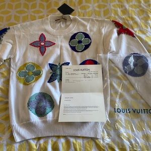 Louis Vuitton Monogram Crewneck, with receipt